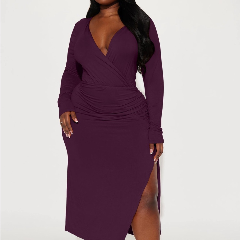 Sxy Purple Wrap Dress
